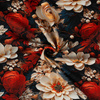 VIBRANT FLOWERS VZ. 1 - single jersey