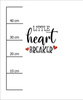 LITTLE HEART BREAKER (HAPPY VALENTINE’S DAY) - SINGLE JERSEY PANEL 50cm x 60cm