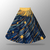 WATERCOLOR GALAXY - skirt panel "MAXI"