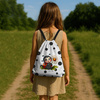CUTE ANIMALS wz.15 - panel (60cm x 50cm)  Cotton woven fabric