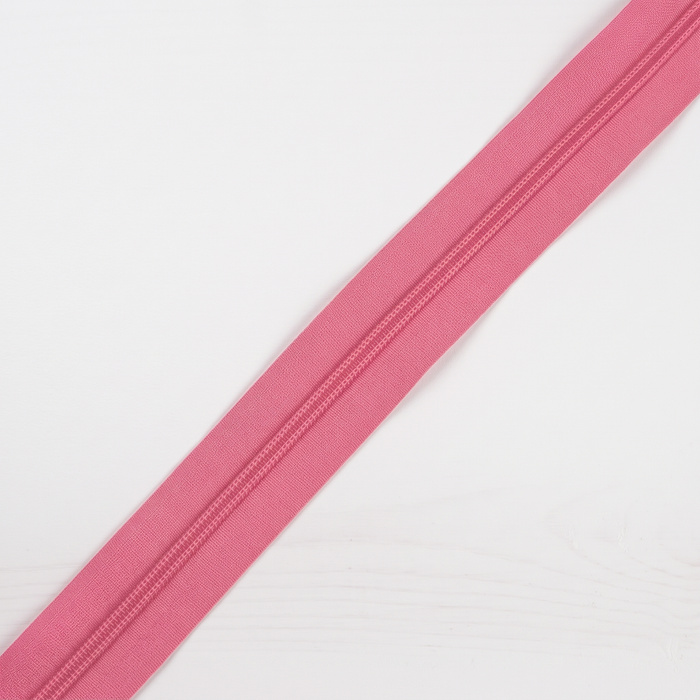 Stuha pro spirální zip 5 mm CANDY PINK - 335