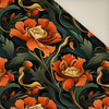 AUTUMN FLOWERS WZ.16- Upholstery velour 