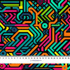 NEON ABSTRACT WZ.2 - lycra 300g