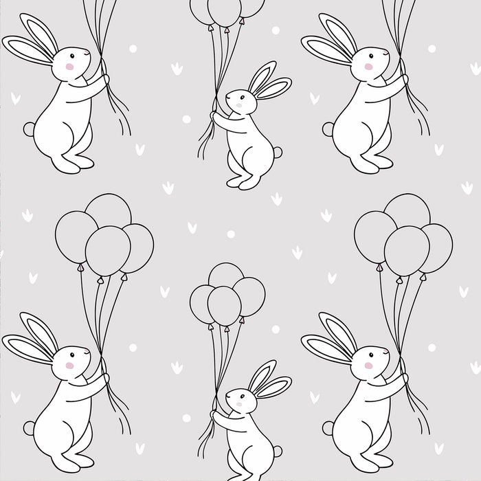 HAPPY BUNNY WZ. 7 - Slub Weave