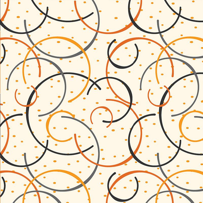 HALLOWEEN CONFETTI - single jersey with elastane 