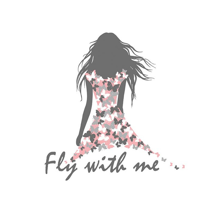 FLY WITH ME - Paneel Sommersweat