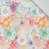 PASTEL FLOWERS WZ. 20 - Cotton woven fabric