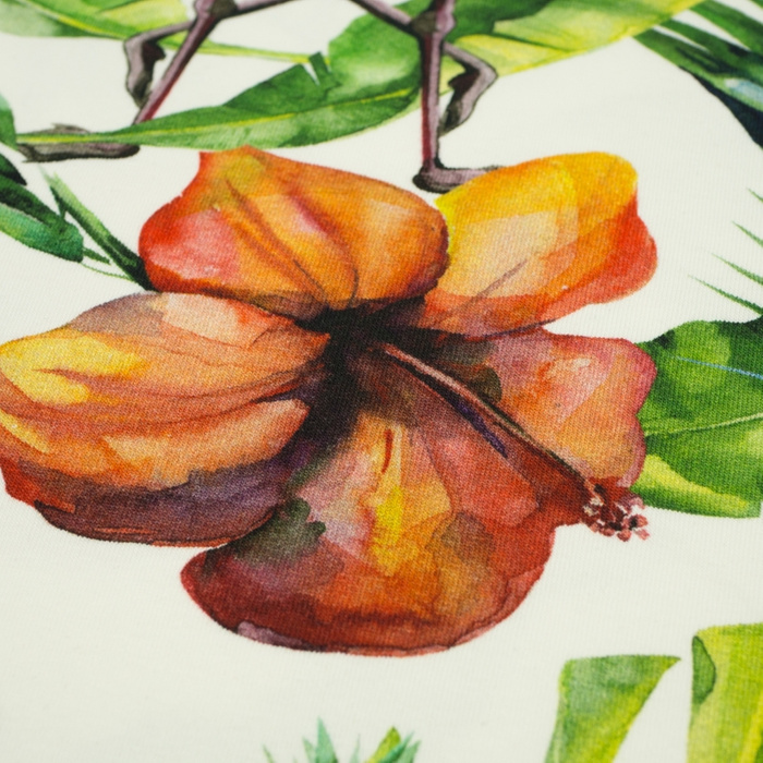 140cm TROPISCHE NATUR - Viskose-Jersey WE210