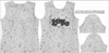DAMEN T-SHIRT - LOVE / beton - Single Jersey XXXL