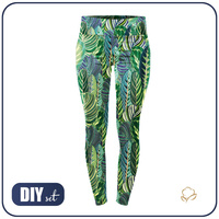 SPORTLEGGINGS - GRÜNER DSCHUNGEL Ms. 1 (VINTAGE)