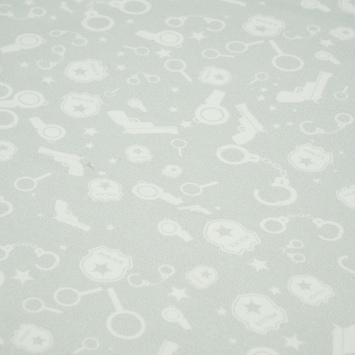 POLICE (background) / light grey - single jersey TE210