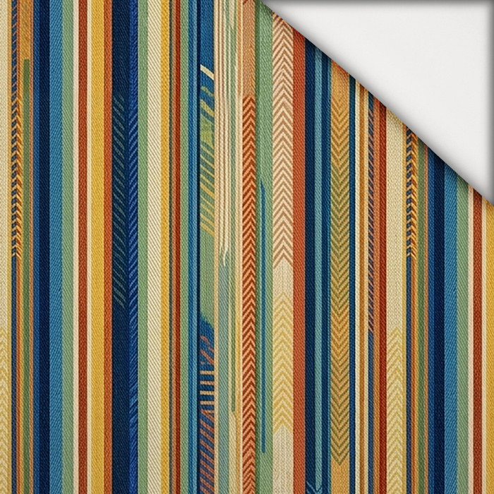 RETRO GEOMETRIC WZ. 14 - light brushed knitwear