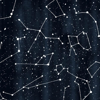 CONSTELLATIONS pat. 2 (GALACTIC ANIMALS) / navy