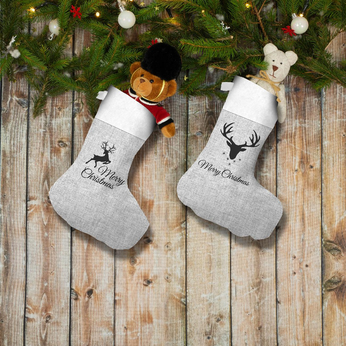 Weihnachtssocken Set - MERRY CHRISTMAS / RENTIERE MST. 2
