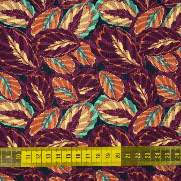 PURPLE LEAVES (VINTAGE) - single jersey 