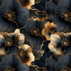 AUTUMN FLOWERS WZ.20- Slub Weave