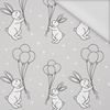 HAPPY BUNNY WZ. 7 - tkanina wodoodporna