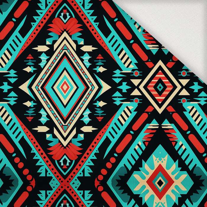 AROUND THE WORLD wz.2 - Woven Fabric for tablecloths