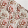 PASTEL FLOWERS WZ.7 - Hydrofobní česaná teplákovina