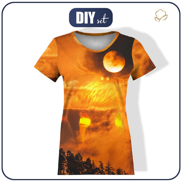 T-SHIRT DAMSKI - PORANNIK - zestaw do uszycia XS