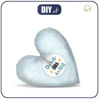 DECORATIVE PILLOW HEART - Die beste Oma der Welt / HOARFROST