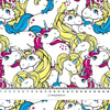 FAIRYTALE UNICORNS  - Hydrophobic brushed knit