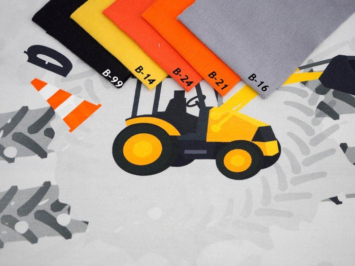 BAGGER - Paneel (60cm x 50cm) BIO SINGLE JERSEY 