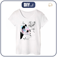 PYJAMAS-T-SHIRT "LINDA" - PANDA - Nähset