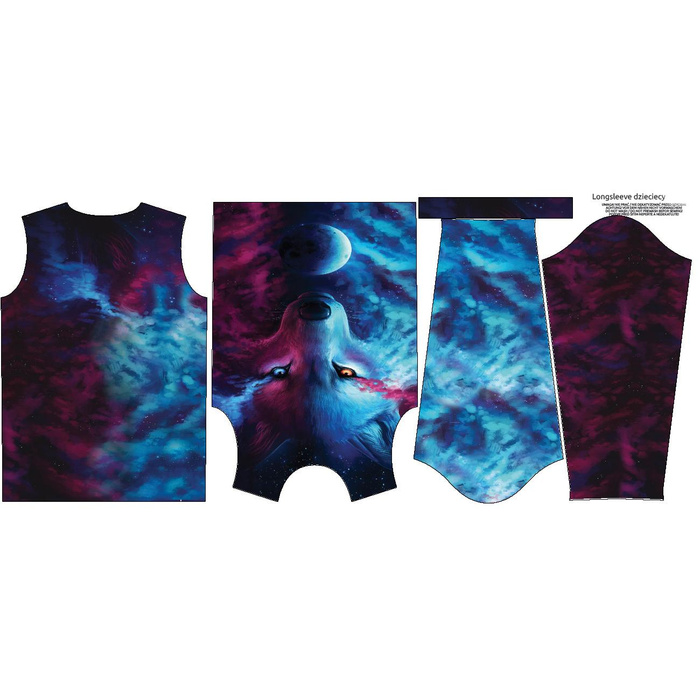 Longsleeve - DARK ENERGY - sewing set (122/128)