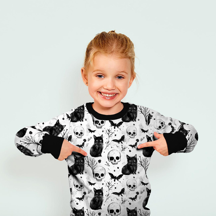 HALLOWEEN WZ. 48 - looped knit fabric