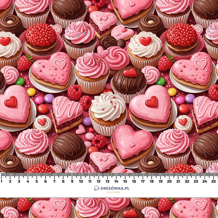 VALENTINE'S DAY 22 - Welur tapicerski