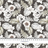 WHITE FLOWERS PAT. 2 - Cotton woven fabric