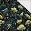 AUTUMN FLOWERS WZ.10- Slub Weave