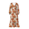 AUTUMN FLOWERS WZ.18 - lycra 300g