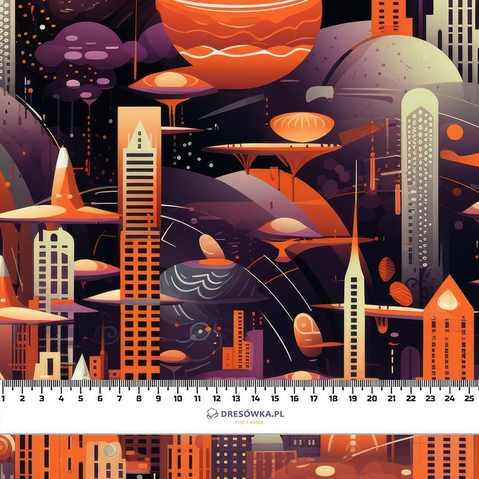 NEON CITY WZ.3- Welur tapicerski