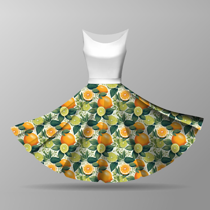 TUTTI FRUTTI PAT.11 - circle skirt panel