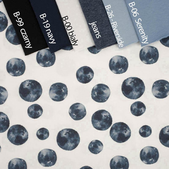 MINI PLANETS (GALACTIC ANIMALS) - Viscose jersey