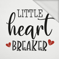 LITTLE HEART BREAKER (BE MY VALENTINE) - panel dzianina pętelkowa 75cm x 80cm