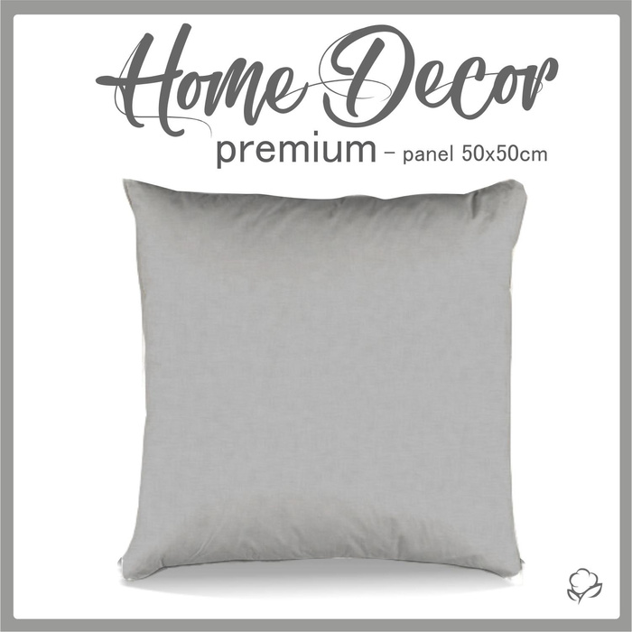 CUSHION PANEL - GREY - HOME DECOR PREMIUM 