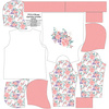 CLASSIC DAMEN HOODIE (POLA) - HAGEBUTENBLÜTE MS. 1 (BLÜHENDE WIESE) - Sommersweat - XXXL