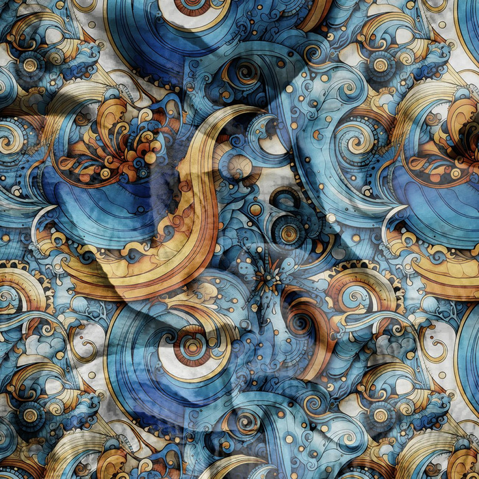 ABSTRACTION wz.16 - Mušelín bavlněný