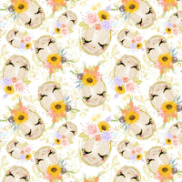 SLEEPING EASTER EGGS (CUTE BUNNIES) - Cotton woven fabric