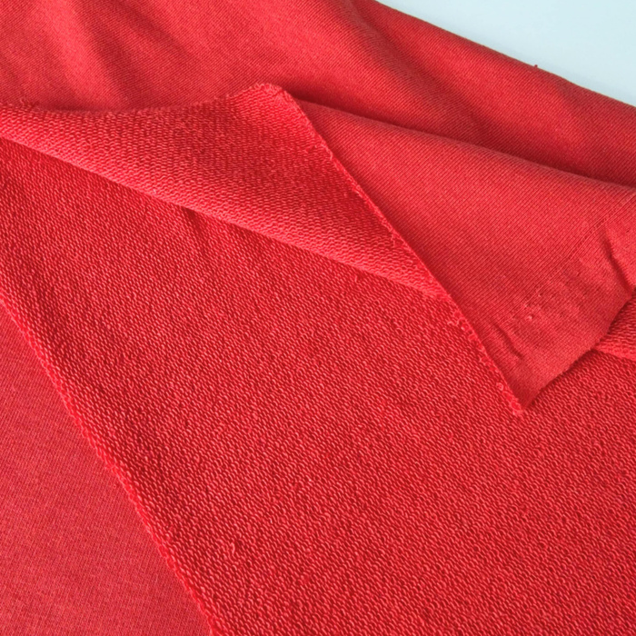 Thick looped knit (P290) - RED (D-18) 