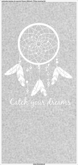 PILLOW 45X45 - DREAMCATCHER pat. 2 - sewing set