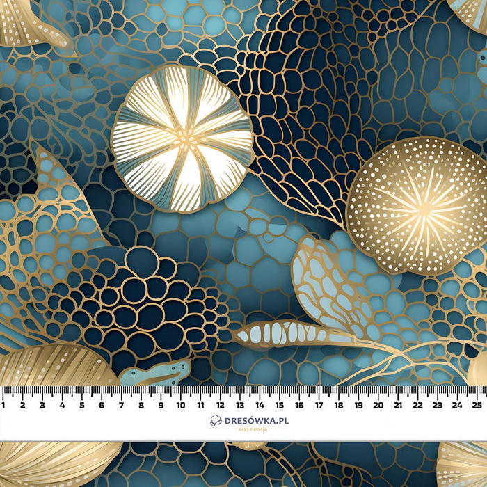 By the Sea Wz. 2 - looped knit fabric with elastane ITY