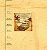 TRAVEL TIME MS. 10 - Paneel (75cm x 80cm) Wasserabweisende Webware