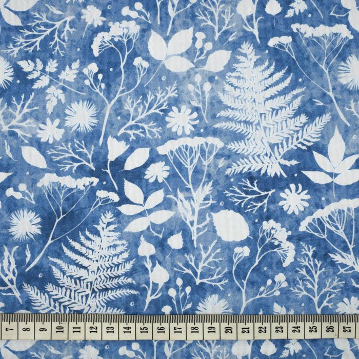 100CM WHITE FERNS (CLASSIC BLUE) - Panama 220g