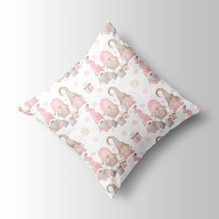 ŚWIĄTECZNE GNOMY WZ. 1 - dzianina drapana z elastanem ITY