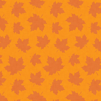 HALLOWEEN MAPLE LEAVES / pumpkin