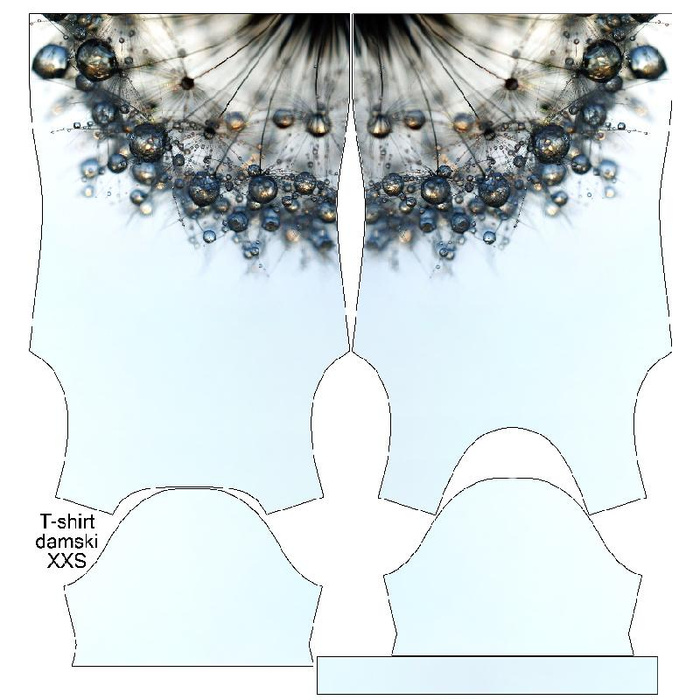 WOMEN’S T-SHIRT - DANDELION - single jersey XXXL